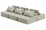 Bales Taupe 6-Piece Modular Sectional from Ashley - Luna Furniture