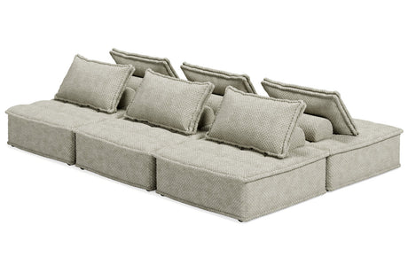 Bales Taupe 6-Piece Modular Sectional from Ashley - Luna Furniture