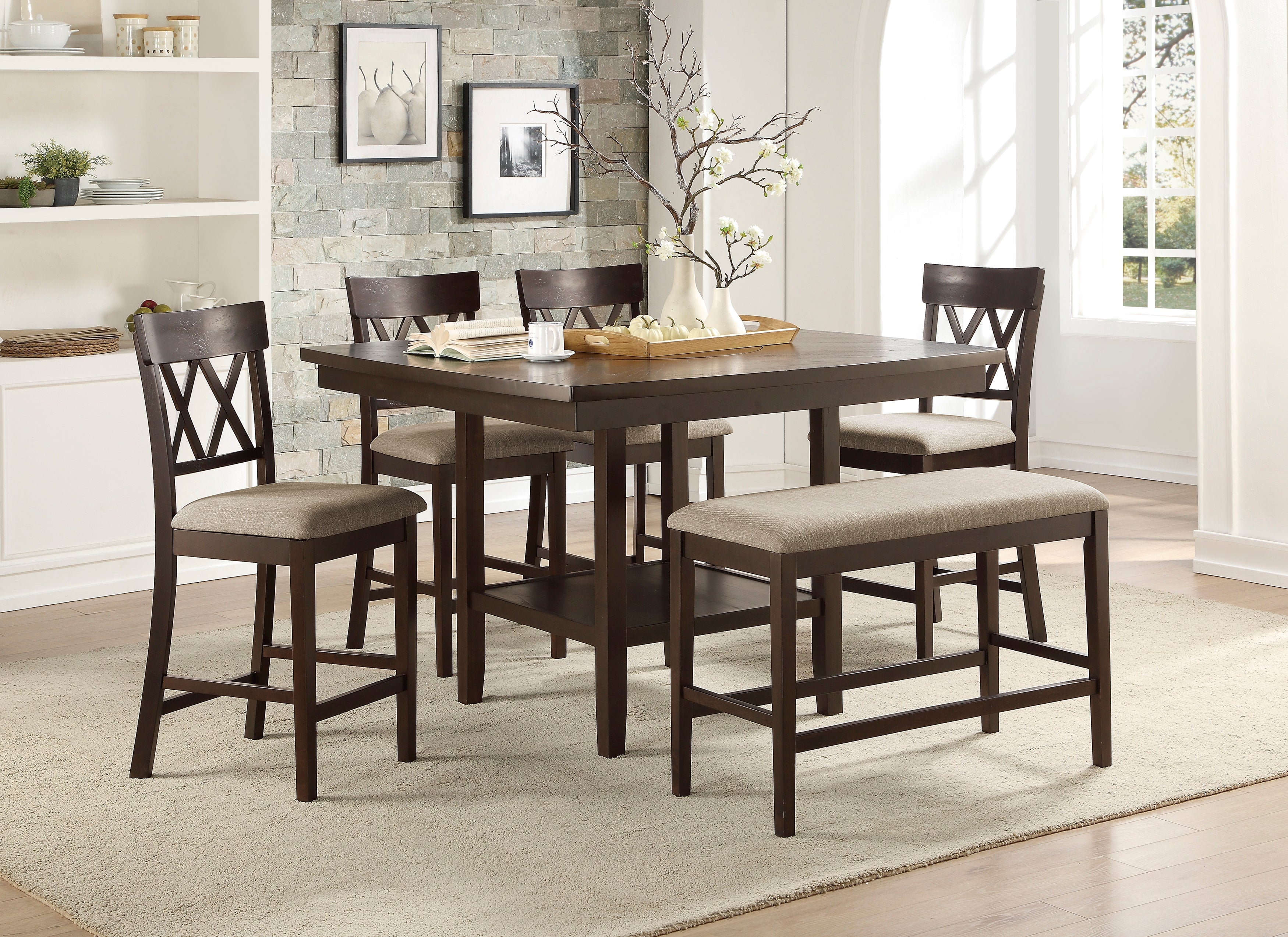 Homelegance Balin Counter Height Table - Thumbnail 4