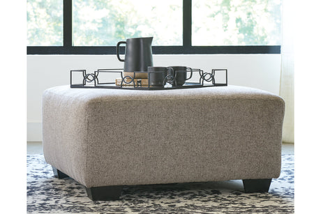 Ballinasloe Platinum Oversized Ottoman from Ashley - Luna Furniture