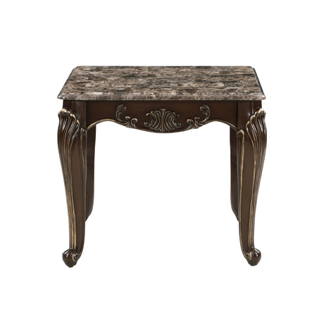 Balthasar Brown End Table from Homelegance - Luna Furniture