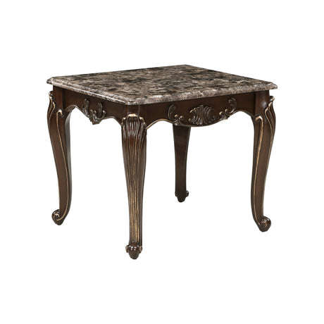 Balthasar Brown End Table from Homelegance - Luna Furniture