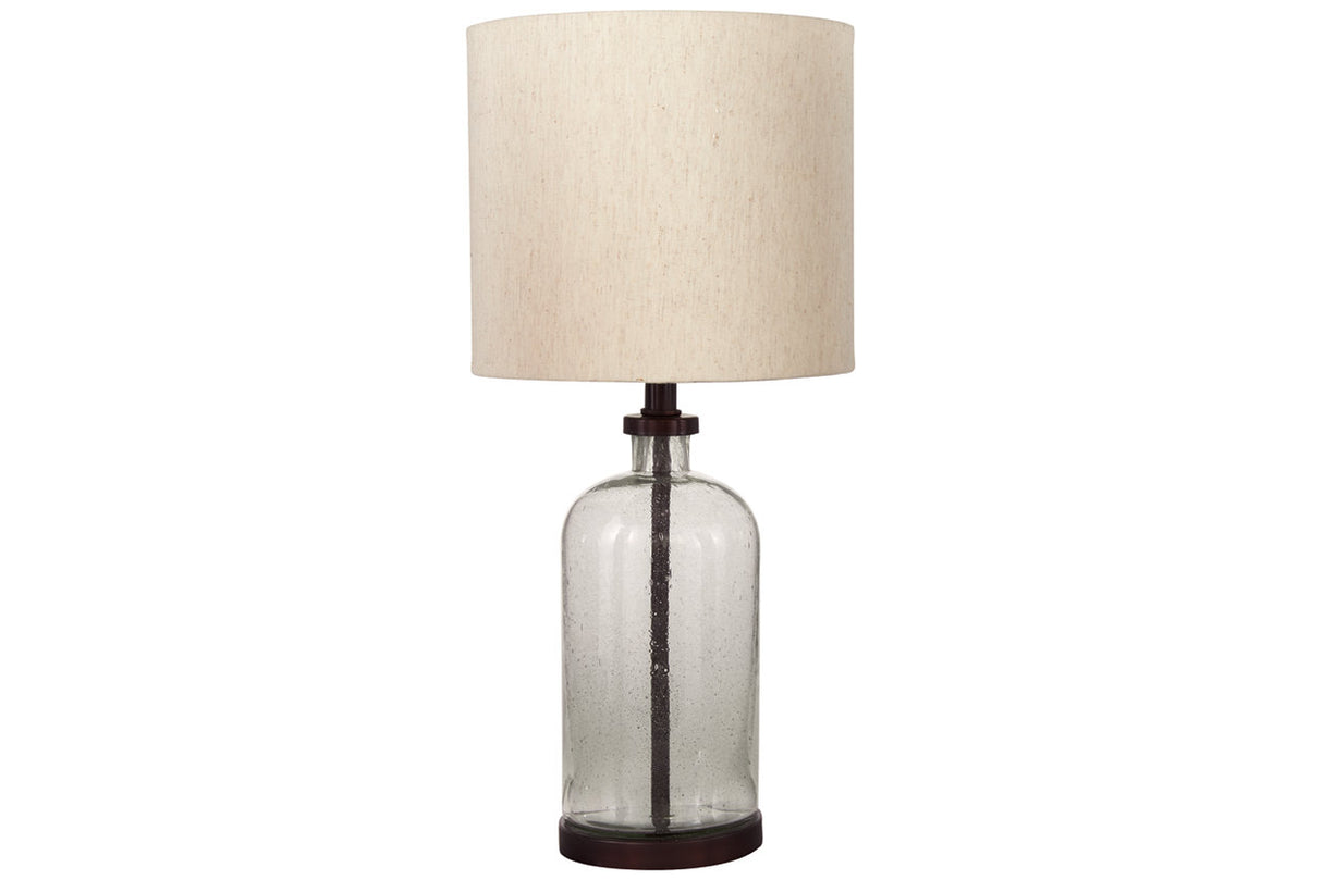 Bandile Clear/Bronze Finish Table Lamp from Ashley - Luna Furniture