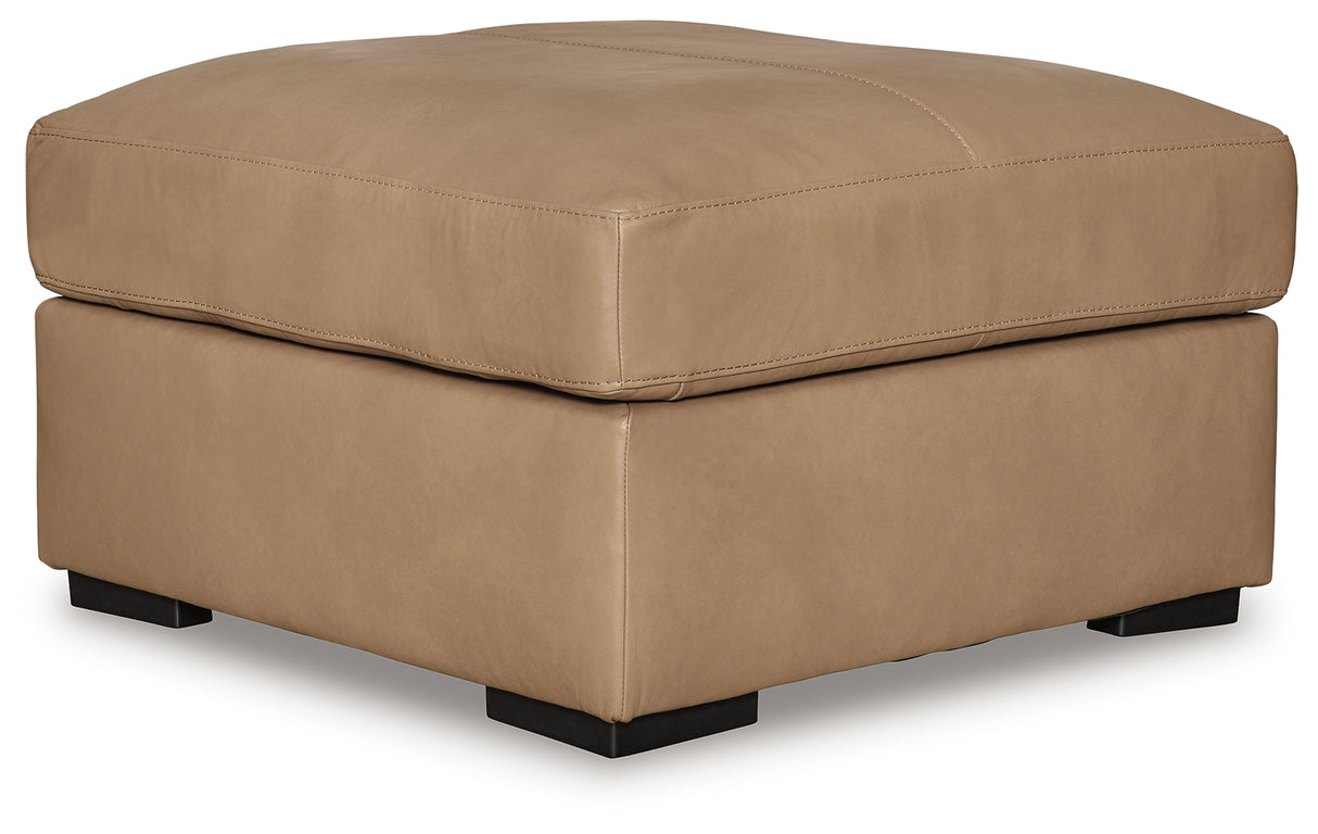 Bandon Toffee Oversized Accent Ottoman from Ashley - Luna Furniture