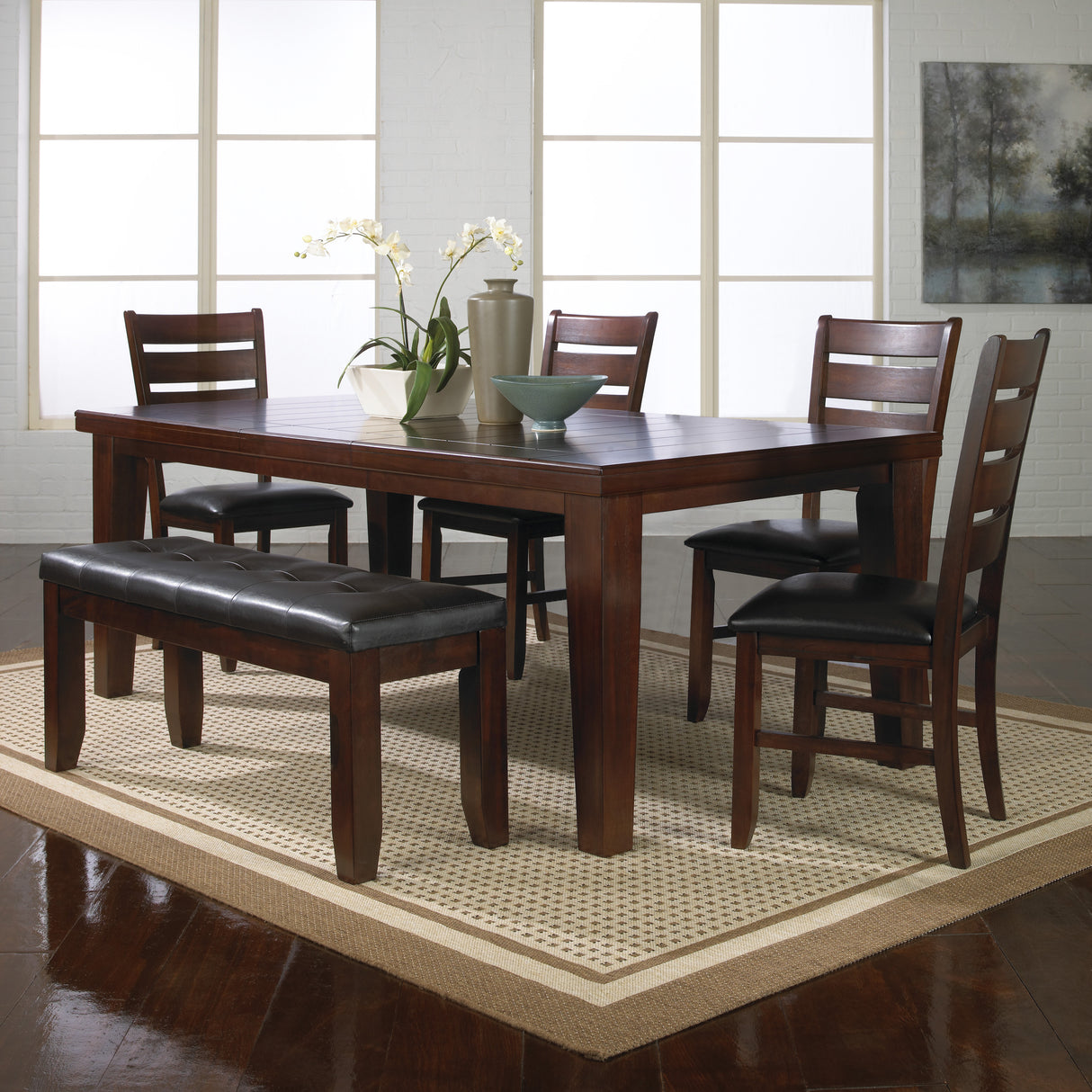 Bardstown Cherry Brown Dining Chair, Set of 2 from Crown Mark - Luna Furniture