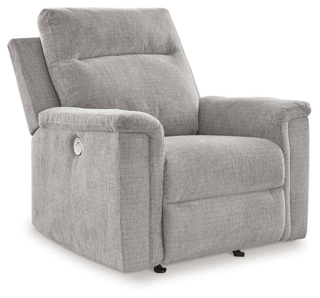 Barnsana Ash Power Recliner from Ashley - Luna Furniture