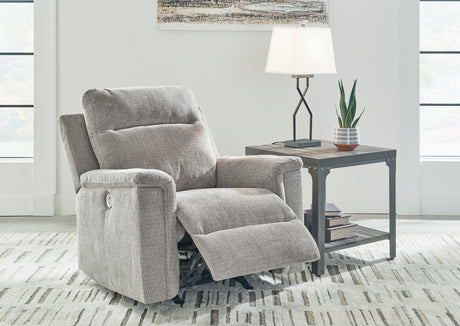Barnsana Ash Power Recliner from Ashley - Luna Furniture