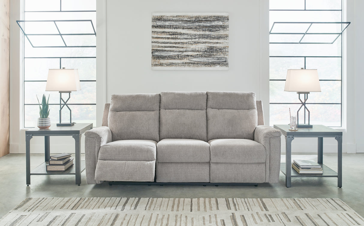 Barnsana Ash Power Reclining Sofa from Ashley - Luna Furniture