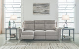 Barnsana Ash Power Reclining Sofa from Ashley - Luna Furniture
