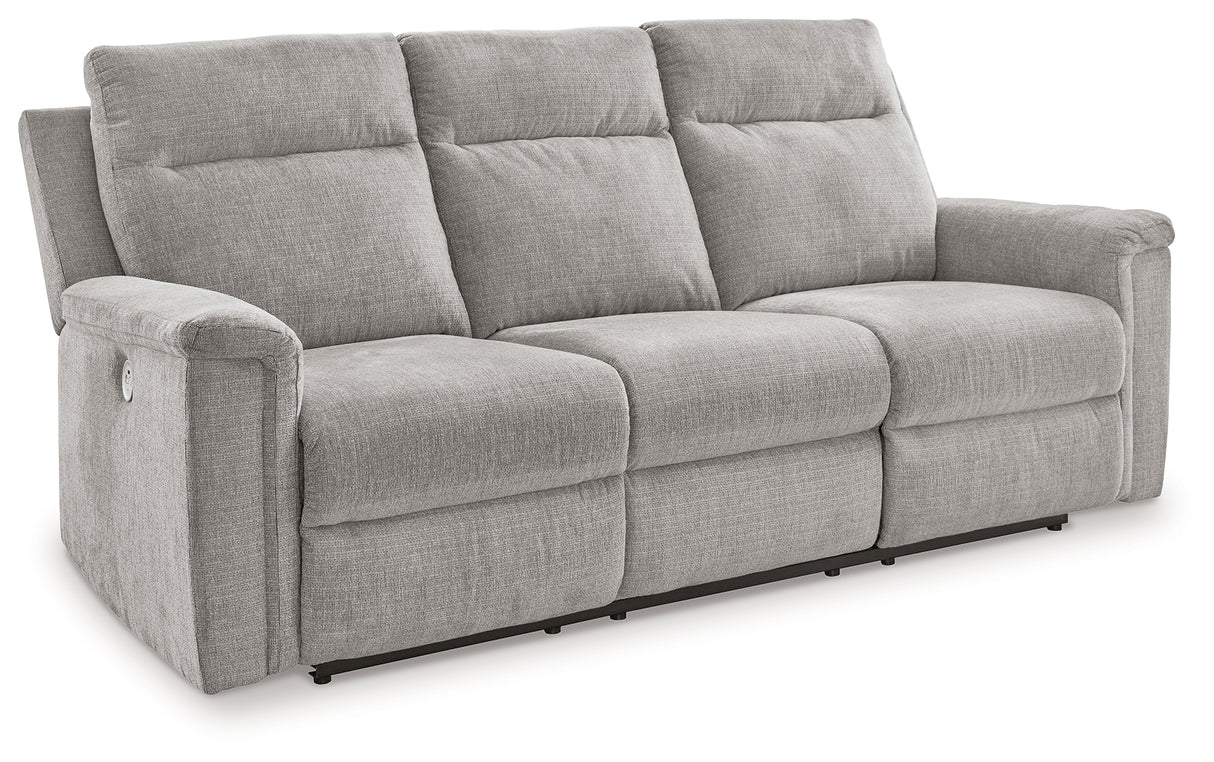 Barnsana Ash Power Reclining Sofa from Ashley - Luna Furniture