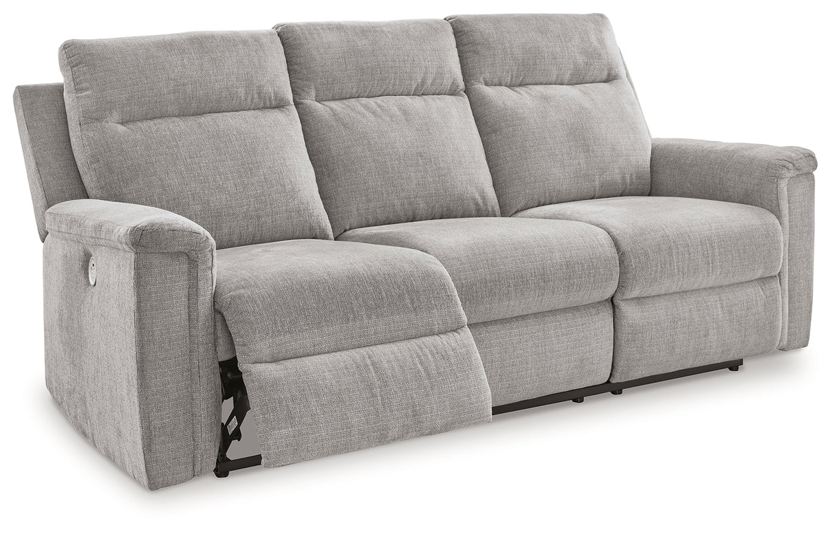 Barnsana Ash Power Reclining Sofa from Ashley - Luna Furniture