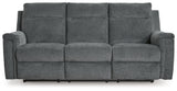 Barnsana Gravel Power Reclining Sofa from Ashley - Luna Furniture