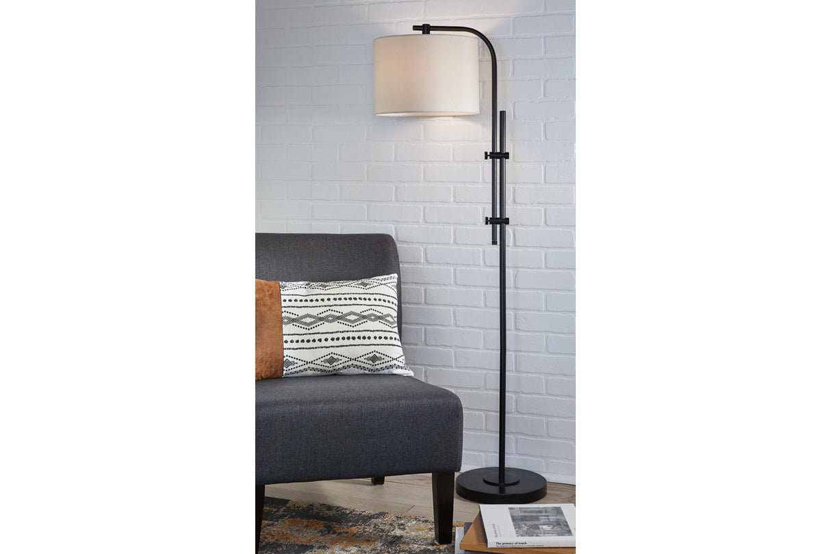 Baronvale Black Floor Lamp from Ashley - Luna Furniture