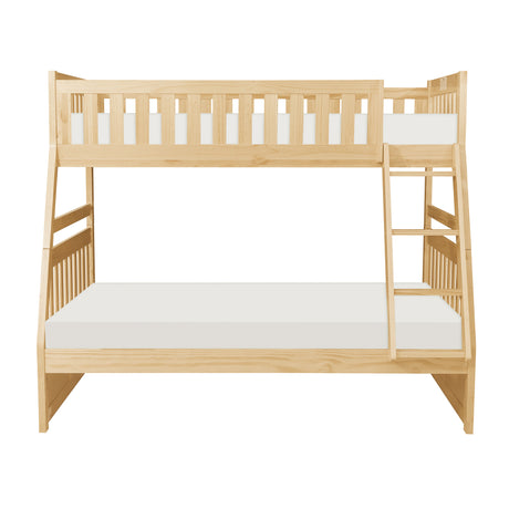 Bartly Pine Twin/Full Bunk Bed from Homelegance - Luna Furniture
