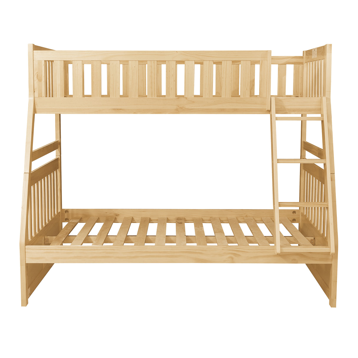 Bartly Pine Twin/Full Bunk Bed from Homelegance - Luna Furniture