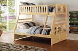 Bartly Pine Twin/Full Bunk Bed from Homelegance - Luna Furniture