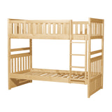 Bartly Pine Twin/Twin Bunk Bed from Homelegance - Luna Furniture