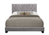 Barzini Gray Full Upholstered Bed from Homelegance - Luna Furniture