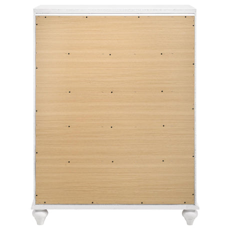 Barzini White Panel Bedroom Set from Coaster - Luna Furniture