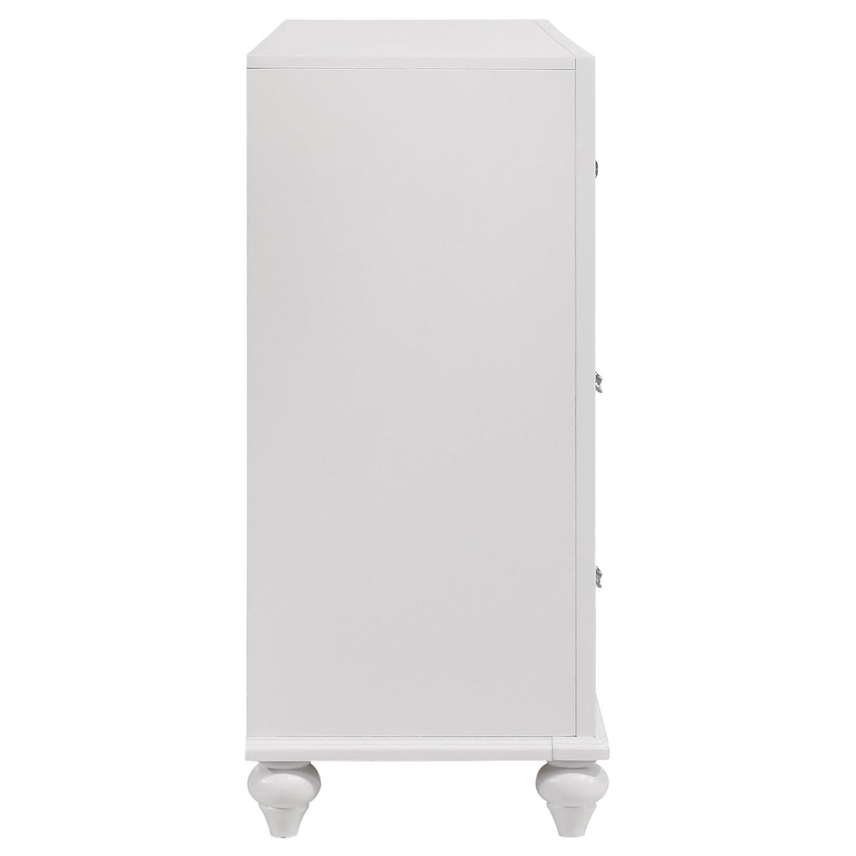 Barzini White 7-Drawer Dresser from Coaster - Luna Furniture