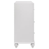 Barzini White 7-Drawer Dresser from Coaster - Luna Furniture