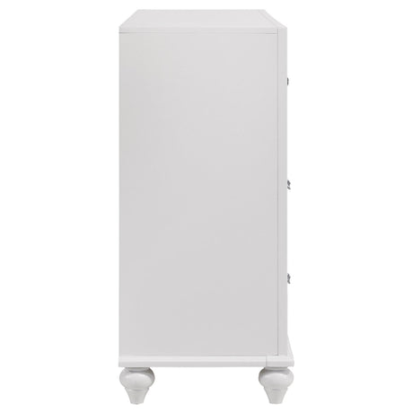 Barzini White 7-Drawer Dresser from Coaster - Luna Furniture