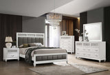 Barzini White 7-Drawer Dresser from Coaster - Luna Furniture