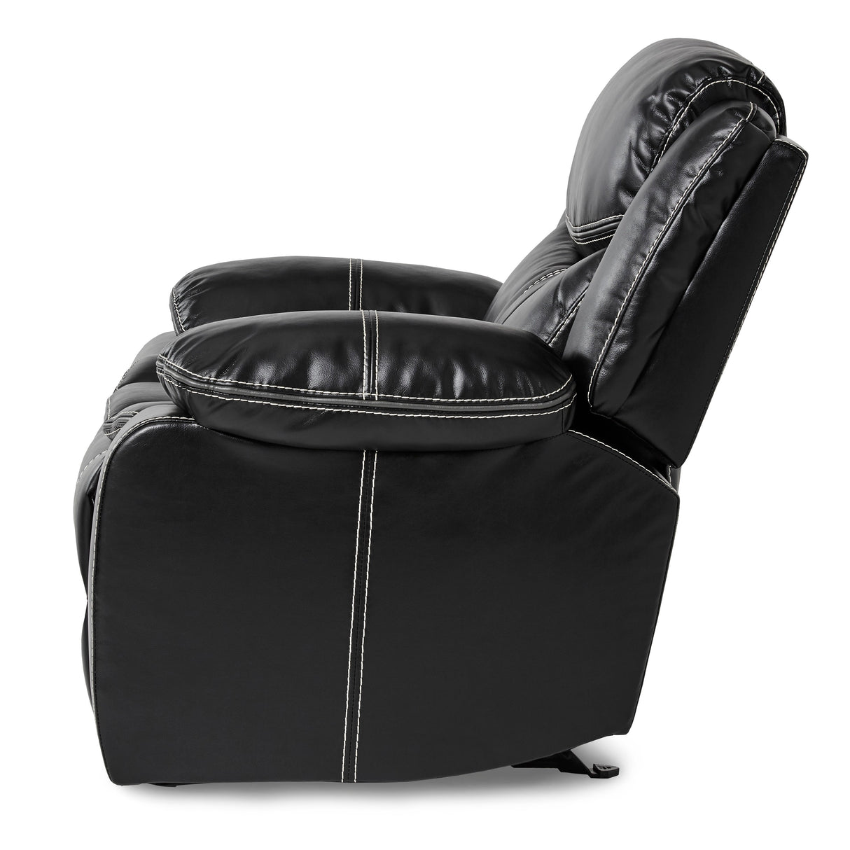 Bastrop Black Glider Reclining Chair from Homelegance - Luna Furniture