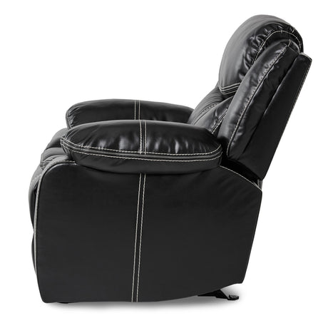 Bastrop Black Glider Reclining Chair from Homelegance - Luna Furniture