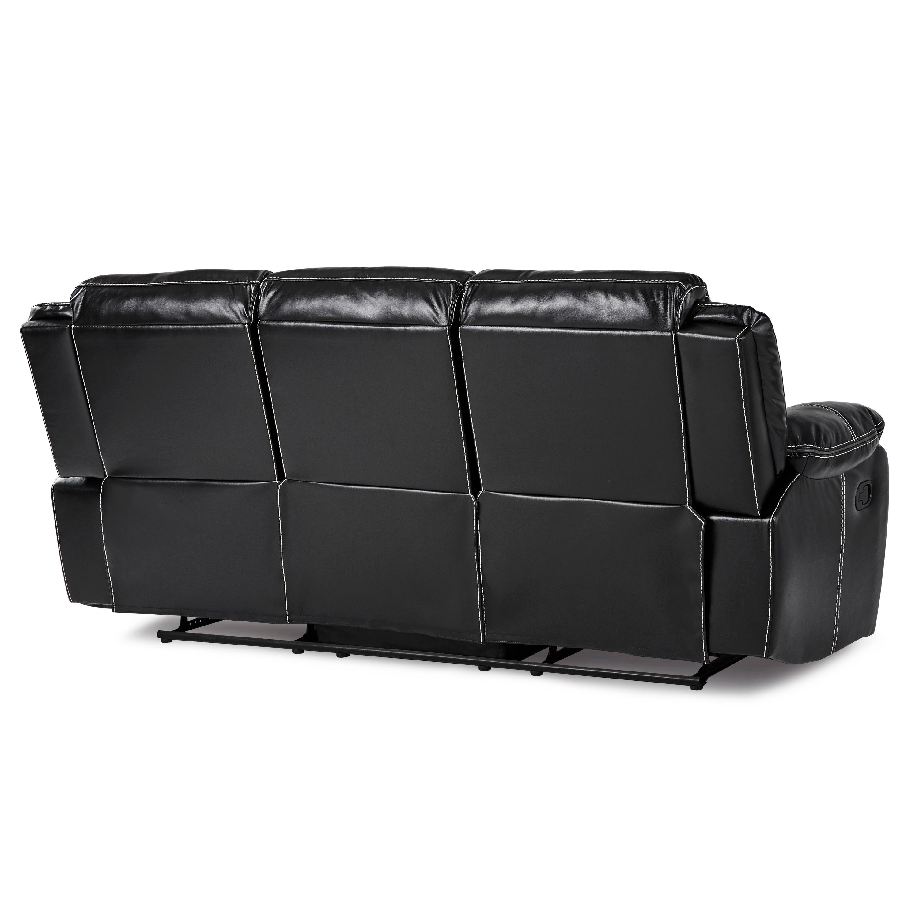 Homelegance Bastrop Black Reclining Living Room Set - Luna Furniture