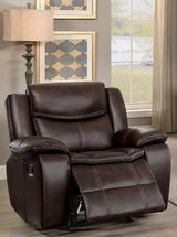 Bastrop Brown Reclining Living Room Set from Homelegance - Luna Furniture
