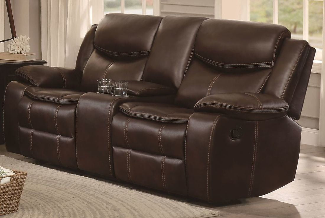 Bastrop Brown Reclining Living Room Set from Homelegance - Luna Furniture