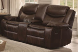 Bastrop Brown Reclining Living Room Set from Homelegance - Luna Furniture