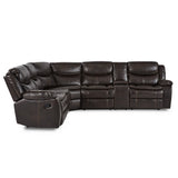 Bastrop Brown Reclining Sectional from Homelegance - Luna Furniture