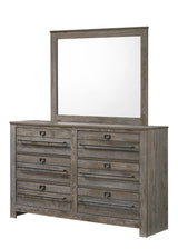 Bateson Brown Bedroom Mirror (Mirror Only) from Crown Mark - Luna Furniture