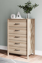 Battelle Tan Chest of Drawers from Ashley - Luna Furniture