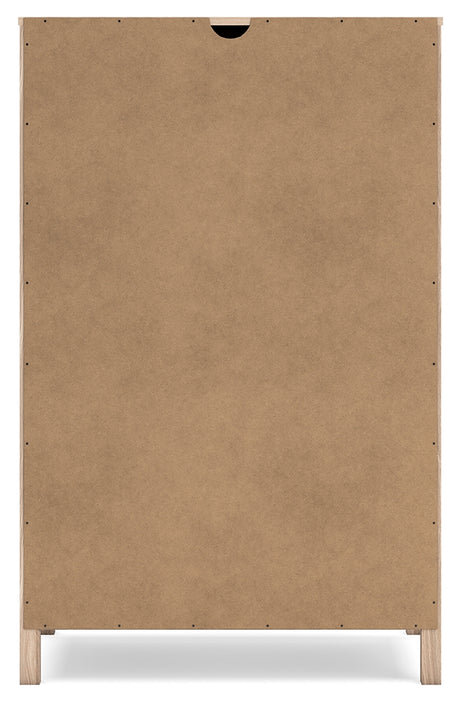 Battelle Tan Chest of Drawers from Ashley - Luna Furniture