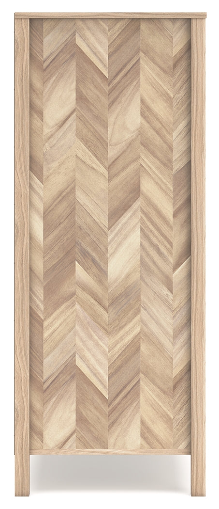 Battelle Tan Chest of Drawers from Ashley - Luna Furniture