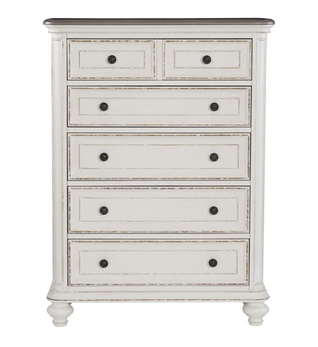 Baylesford Antique White Chest from Homelegance - Luna Furniture