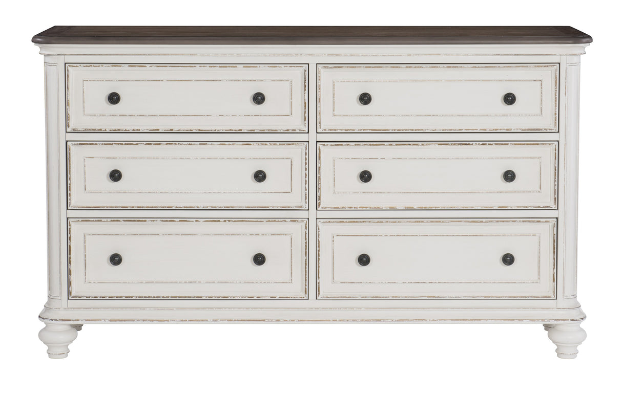 Baylesford Antique White Dresser from Homelegance - Luna Furniture