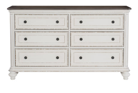 Baylesford Antique White Dresser from Homelegance - Luna Furniture