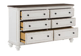 Baylesford Antique White Dresser from Homelegance - Luna Furniture