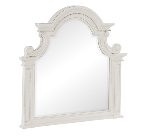 Baylesford Antique White Mirror (Mirror Only) from Homelegance - Luna Furniture