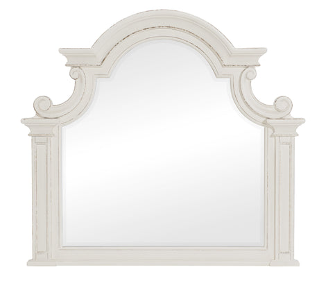 Baylesford Antique White Mirror (Mirror Only) from Homelegance - Luna Furniture