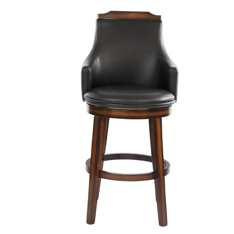 Bayshore Brown Swivel Pub Height Chair, Set of 2 from Homelegance - Luna Furniture