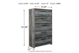 Baystorm Gray Chest of Drawers from Ashley Furniture - Luna Furniture