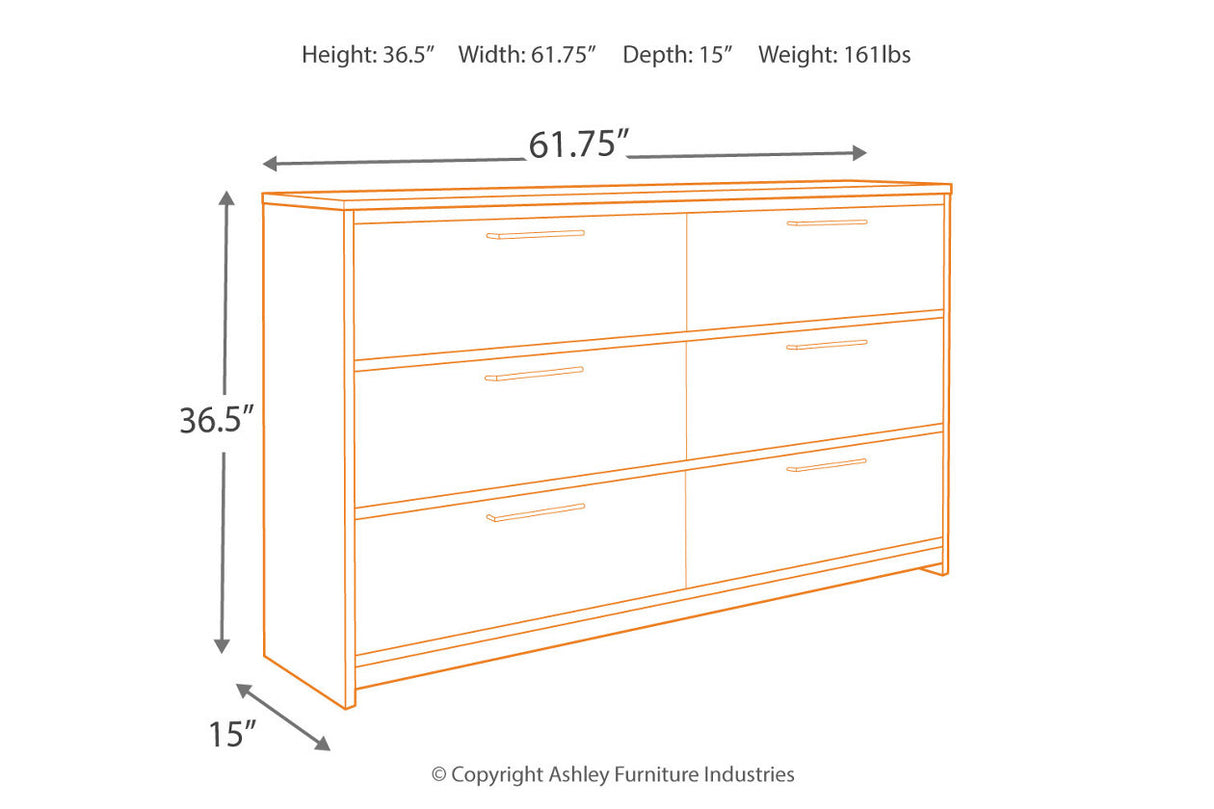 Baystorm Gray Dresser from Ashley Furniture - Luna Furniture