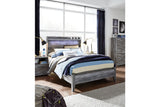 Baystorm Gray Full LED Panel Bed from Ashley Furniture - Luna Furniture