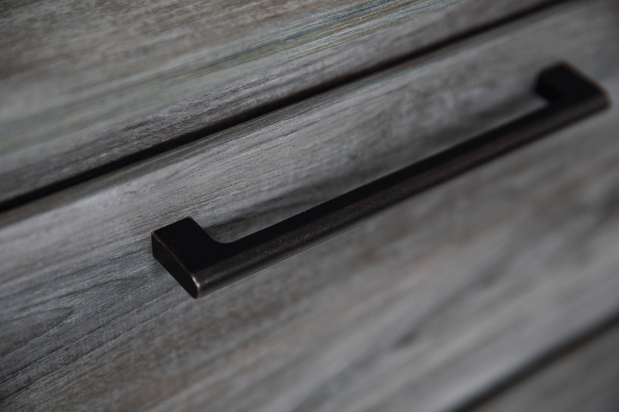 Baystorm Gray LED Storage Platform Bedroom Set from Ashley - Luna Furniture