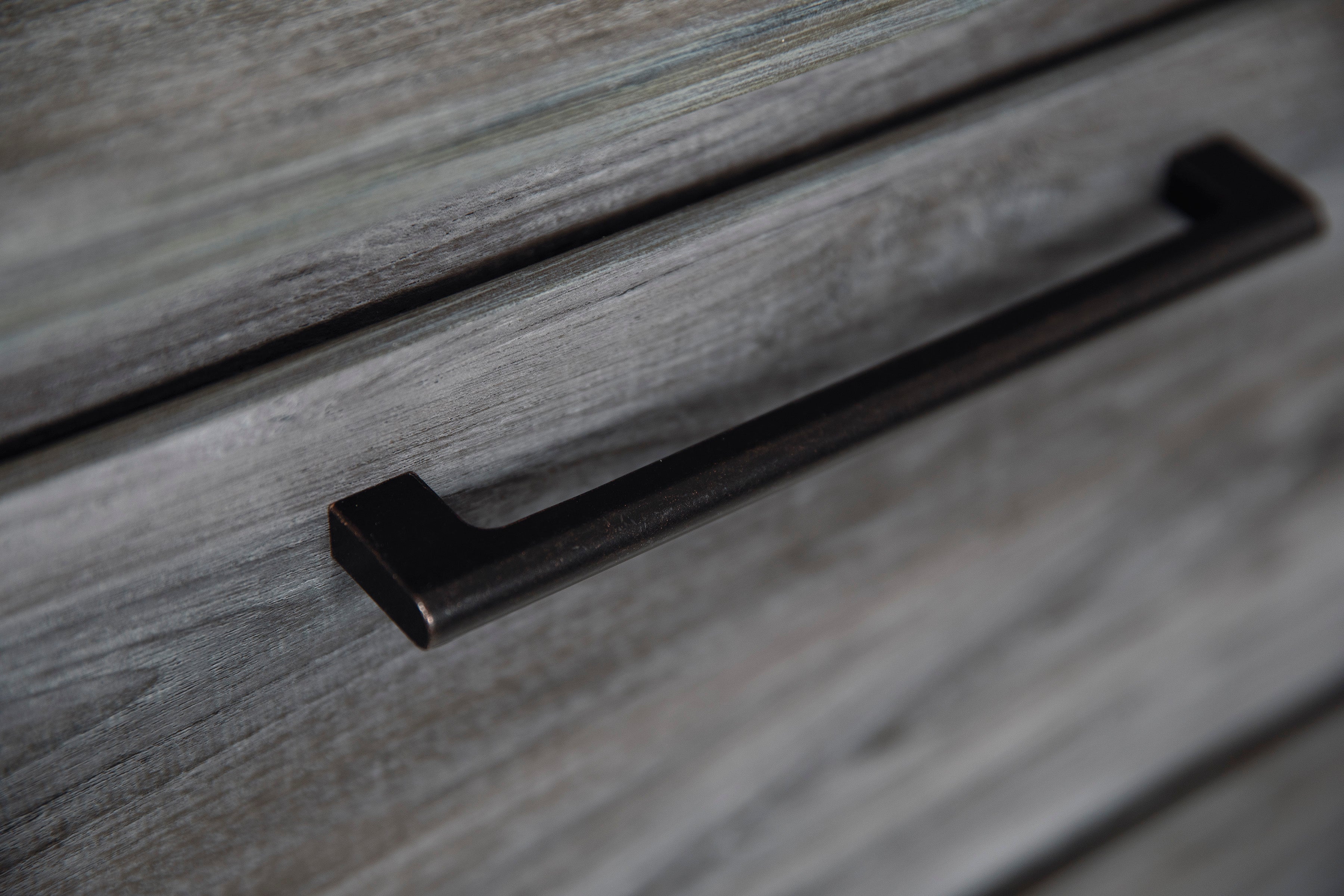 Baystorm Gray LED Storage Platform Bedroom Set with 4 Drawers from Ashley - Luna Furniture